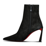 (Womens) CHRISTIAN LOUBOUTIN CONDORA 85 SUEDE ANKLE BOOT - Boinclo ltd - Outlet Sale Under Retail