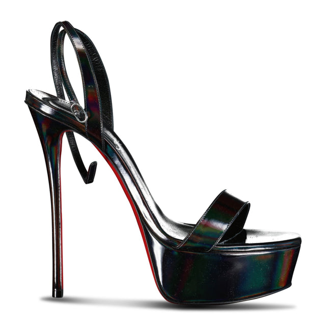 (Womens) Christian Louboutin Queen Alta Platform Heels Black - Boinclo ltd - Outlet Sale Under Retail