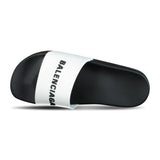 Balenciaga Logo Sliders Black & White - Boinclo ltd - Outlet Sale Under Retail