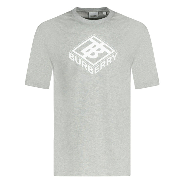 Burberry 'Ellison' Short Sleeve T-Shirt Grey - Boinclo ltd - Outlet Sale Under Retail