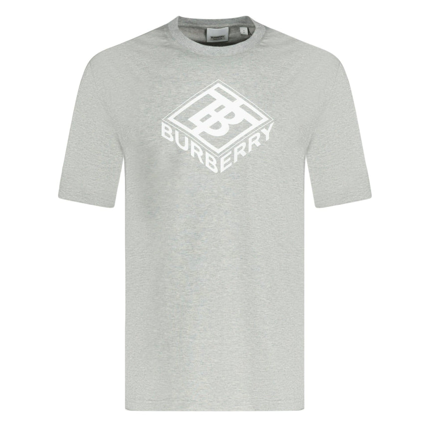 Burberry 'Ellison' Short Sleeve T-Shirt Grey - Boinclo ltd - Outlet Sale Under Retail