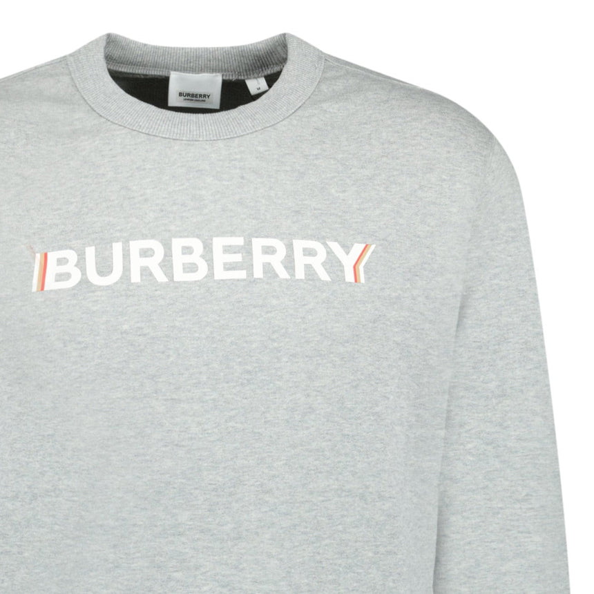 Burberry 'Fawson' Logo Print Sweatshirt Grey - Boinclo ltd - Outlet Sale Under Retail