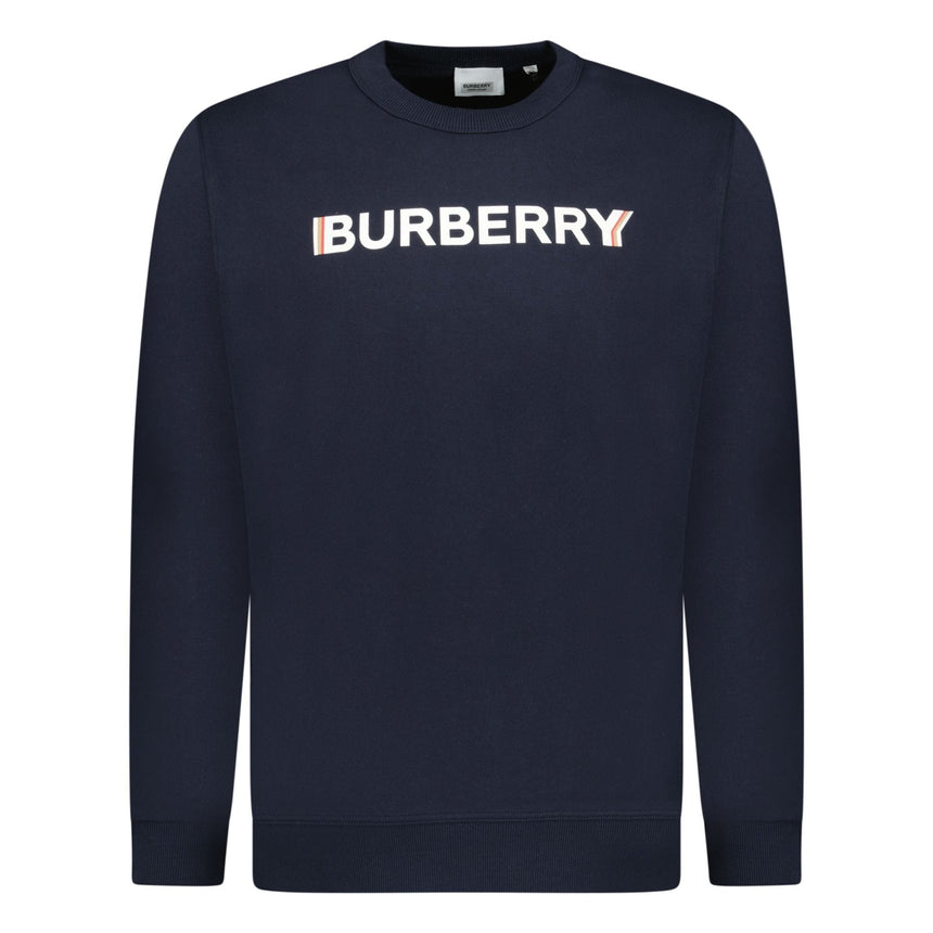 Burberry 'Fawson' Logo Print Sweatshirt Navy - Boinclo ltd - Outlet Sale Under Retail