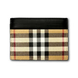 Burberry Leather Classic Check Card Holder - Boinclo ltd - Outlet Sale Under Retail