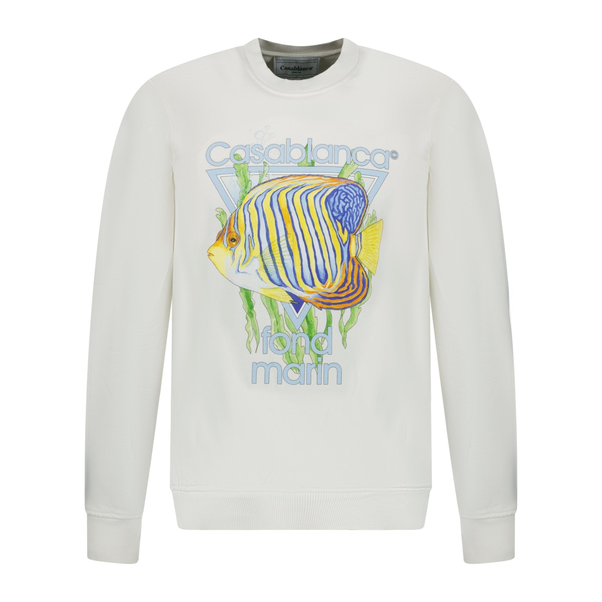 Color variation of 'Fond Marin' Sweatshirt White