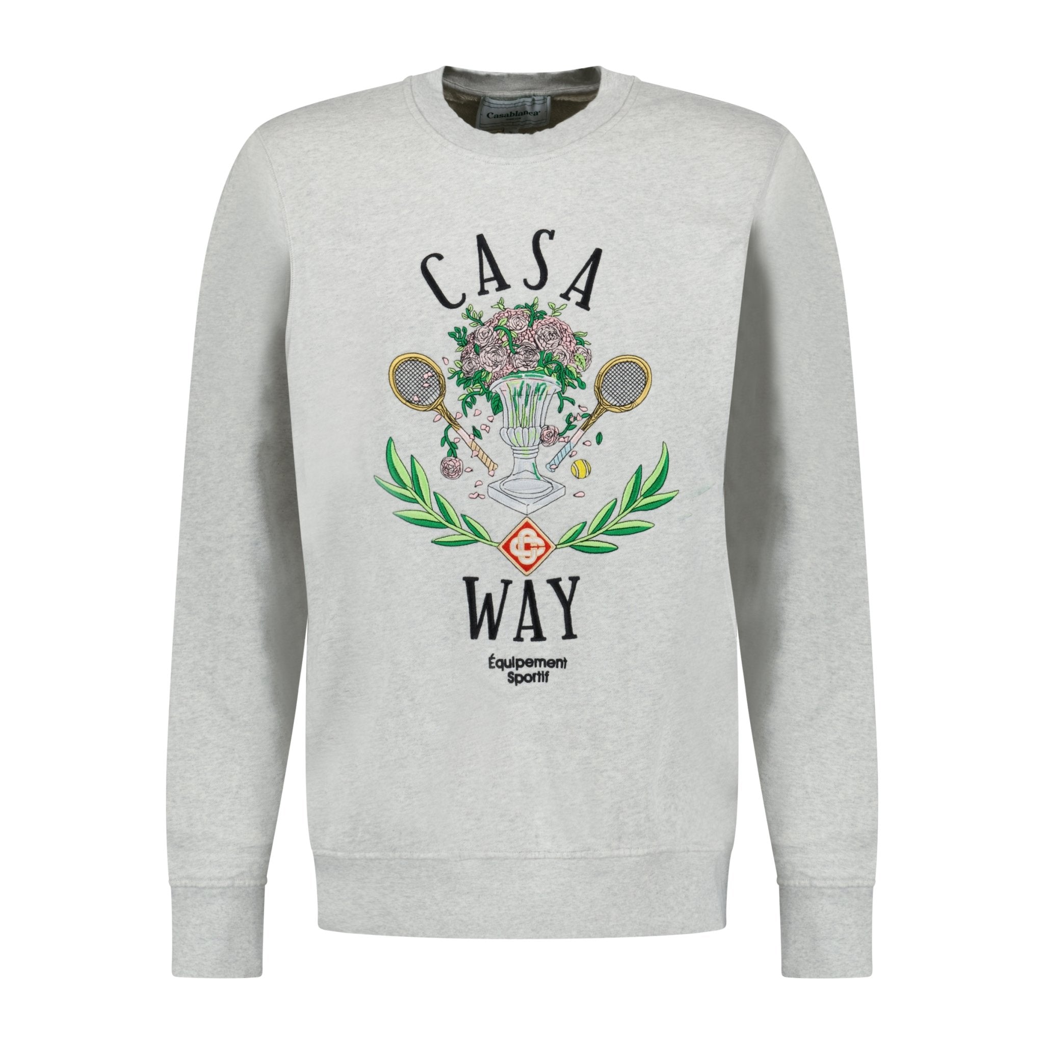 Color variation of Grey Crew Neck Sweatshirt