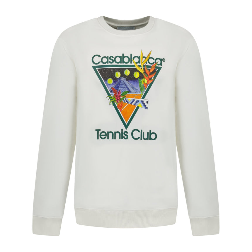 Casablanca 'Tennis Club' Sweatshirt White - Boinclo ltd - Outlet Sale Under Retail