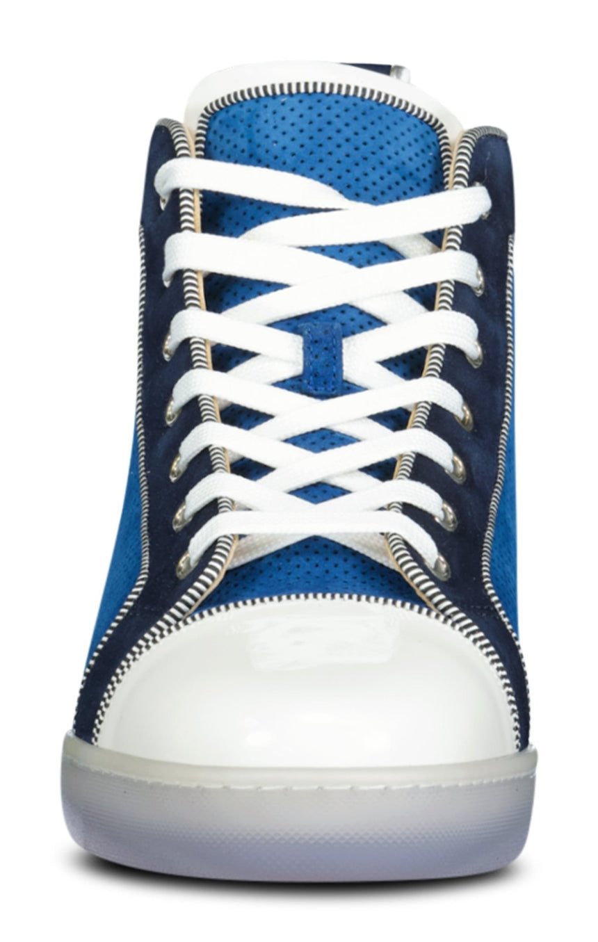 Christian Louboutin 'Fun' High Top Sneakers Navy - Boinclo ltd - Outlet Sale Under Retail