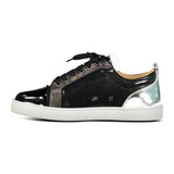 Christian Louboutin Louis Junior Orlato Flat Black & Silver - Boinclo ltd - Outlet Sale Under Retail