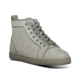 Christian Louboutin Orlato Flat High Top Sneakers Light Grey - Boinclo ltd - Outlet Sale Under Retail