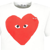 Comme Des Garcons Heart Logo T-Shirt White - Boinclo ltd - Outlet Sale Under Retail