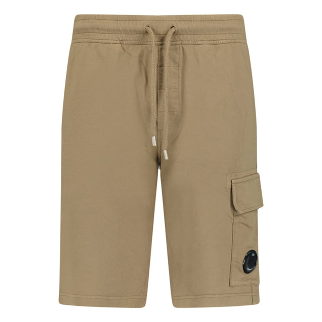 CP Company Bermuda Light Fleece Lens Shorts Brown - Boinclo ltd - Outlet Sale Under Retail