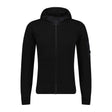 CP Company Chrome Hooded Knit Jacket Black - Boinclo ltd - Outlet Sale Under Retail