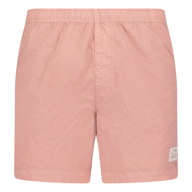 CP Company Chrome Patch Logo Swim Shorts Pink - Boinclo ltd - Outlet Sale Under Retail