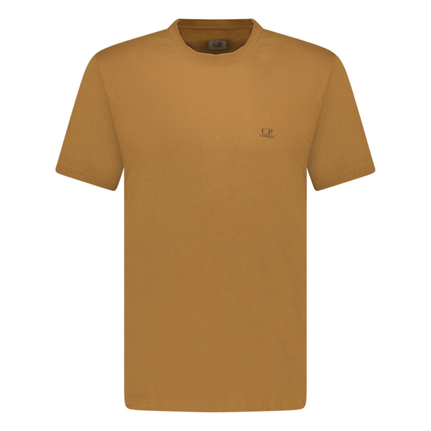 CP Company Goggle Print Crew T-Shirt Brown - Boinclo ltd - Outlet Sale Under Retail