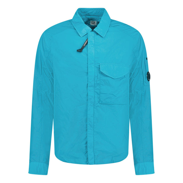 CP Company Lens Chrome Zip-Up Jacket Turquoise - Boinclo ltd - Outlet Sale Under Retail