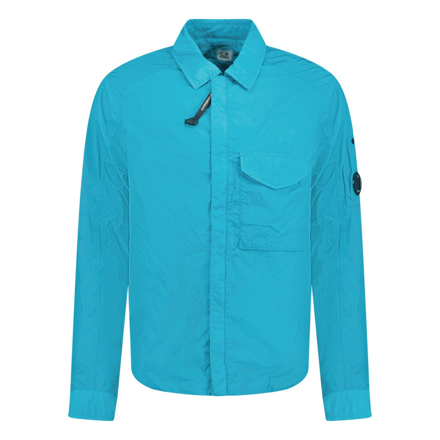 CP Company Lens Chrome Zip-Up Jacket Turquoise - Boinclo ltd - Outlet Sale Under Retail