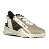 Fendi Flow Vitello+Tess Sneaker Brown - Boinclo ltd - Outlet Sale Under Retail