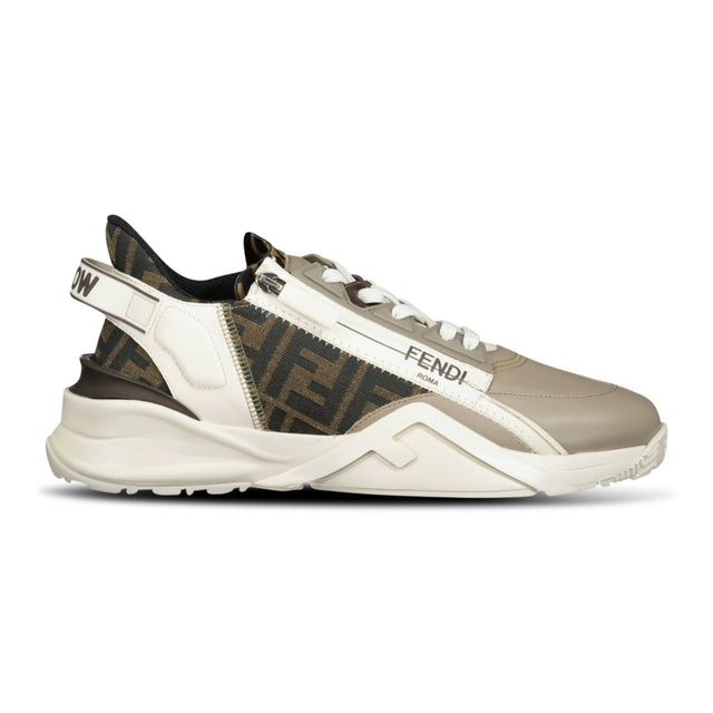 Fendi Flow Vitello+Tess Sneaker Brown - Boinclo ltd - Outlet Sale Under Retail