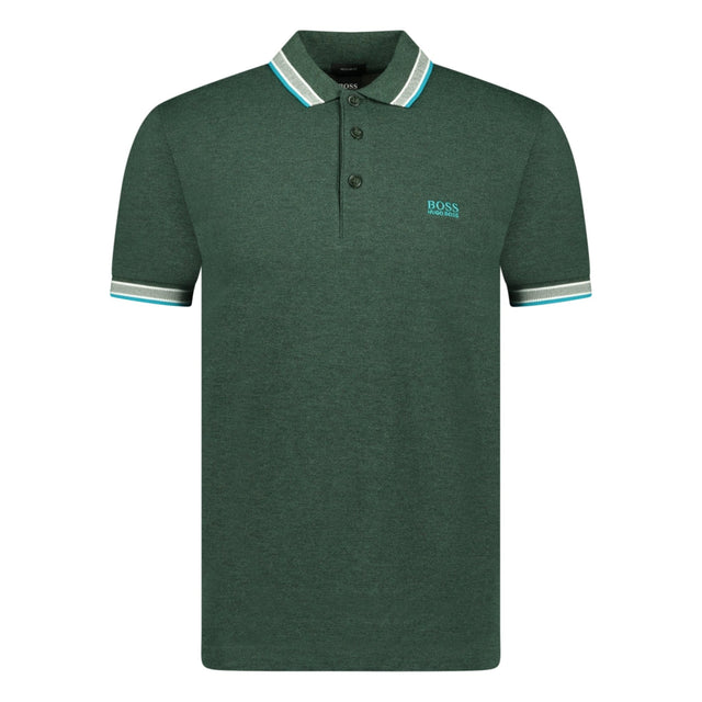 Hugo Boss Open Polo-Shirt Green - Boinclo ltd - Outlet Sale Under Retail