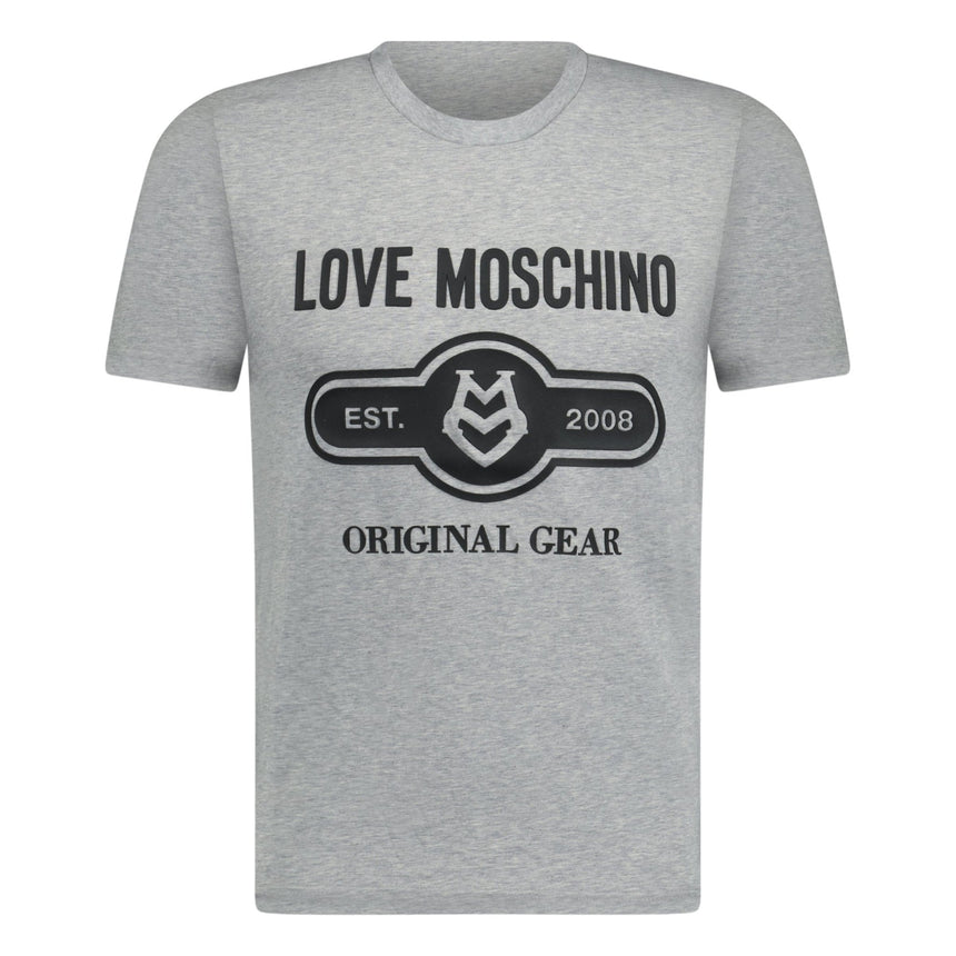 Love Moschino 'Original Gear' T-Shirt Grey - Boinclo ltd - Outlet Sale Under Retail