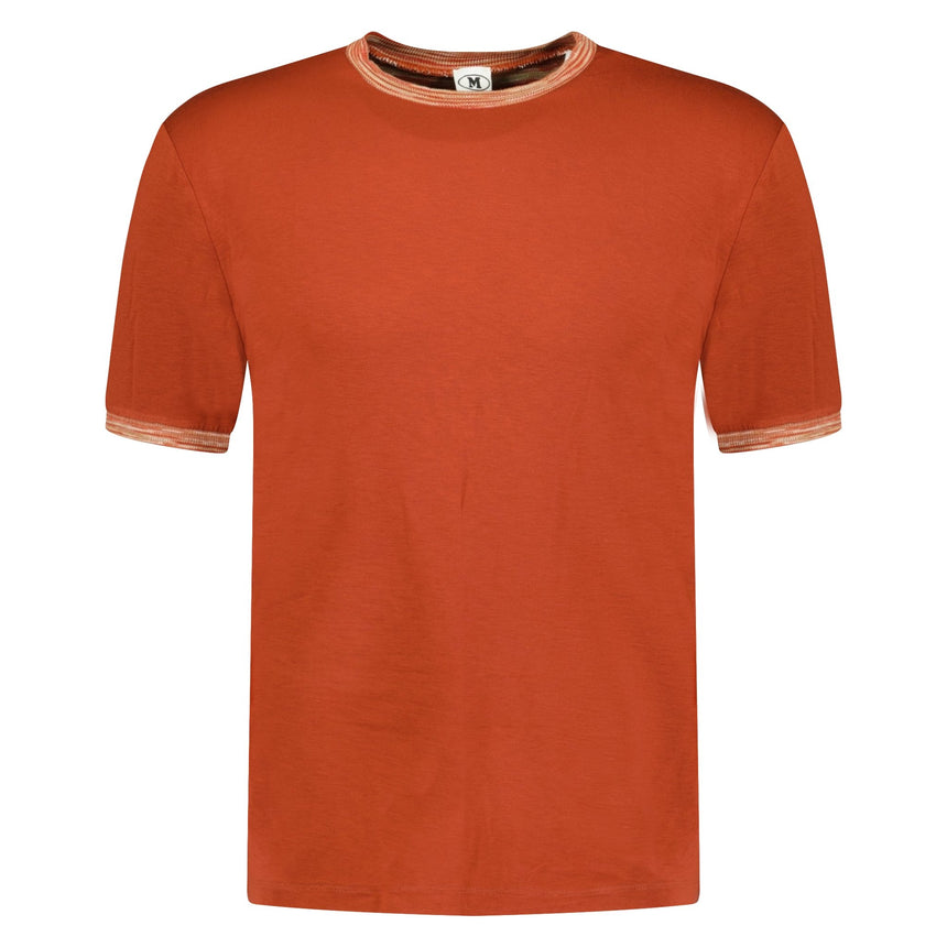 Missoni Contrast Collar T-Shirt Burnt Orange - Boinclo ltd - Outlet Sale Under Retail