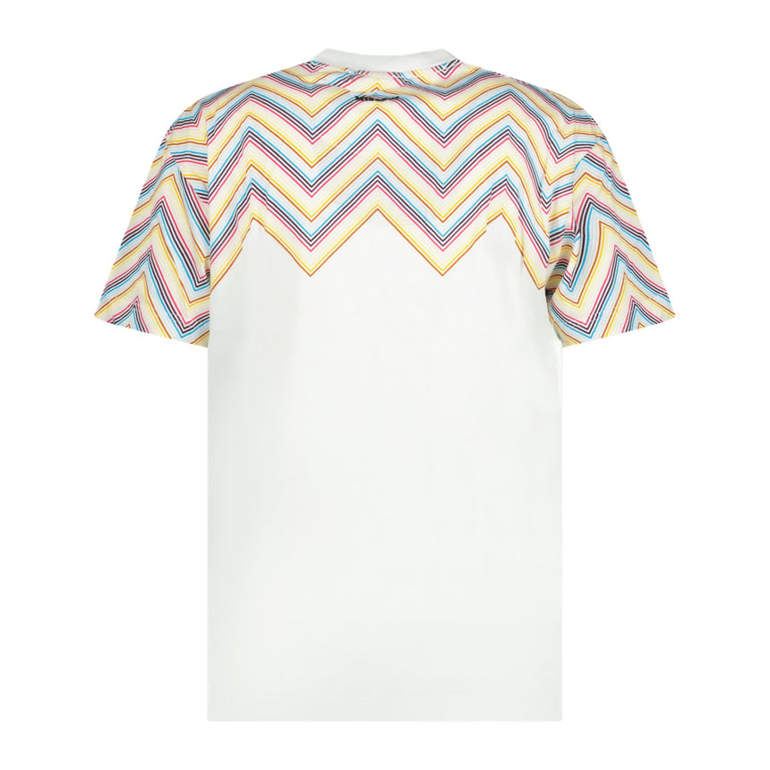 Missoni Zig Zag Logo T-Shirt White - Boinclo ltd - Outlet Sale Under Retail