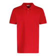 Moncler Stripe Embroidery Collar Polo T-Shirt Red - Boinclo ltd - Outlet Sale Under Retail