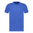 Moncler Writing Embroidery Logo T-Shirt Blue - Boinclo ltd - Outlet Sale Under Retail