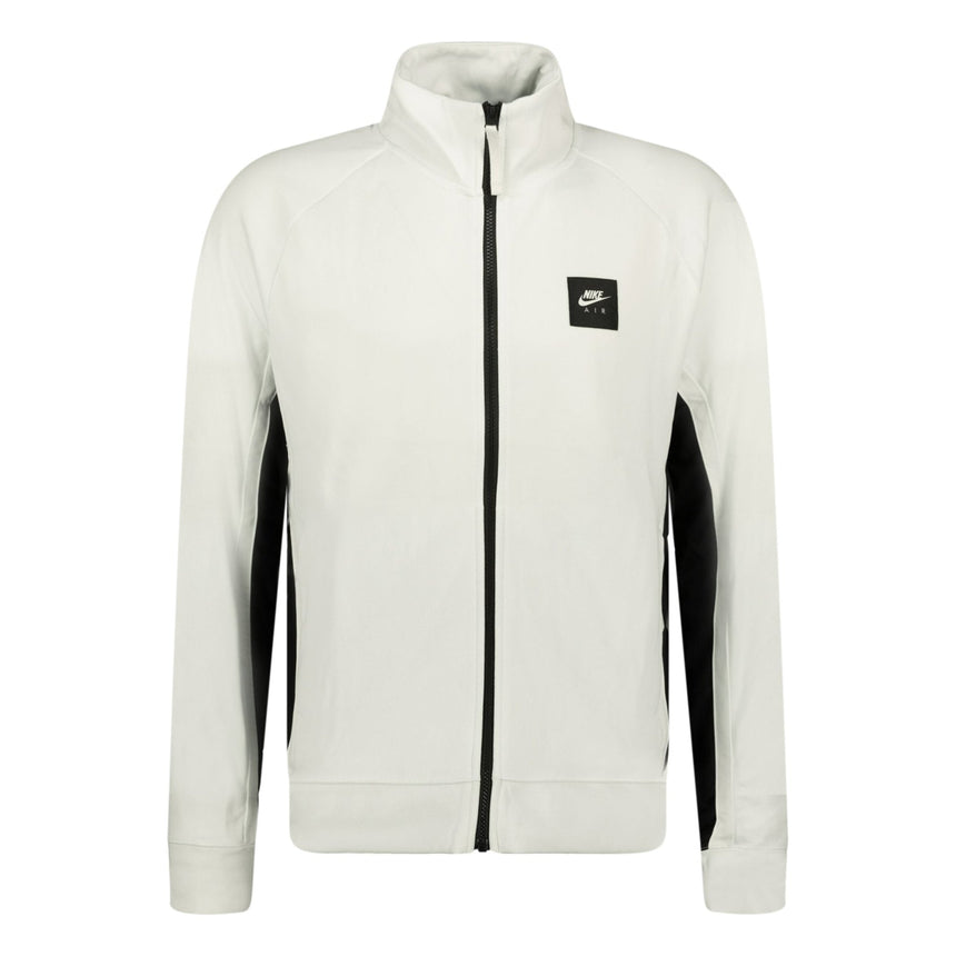 Nike Air Full Zip Patch Logo Sweatshirt White - Boinclo ltd - Outlet Sale Under Retail