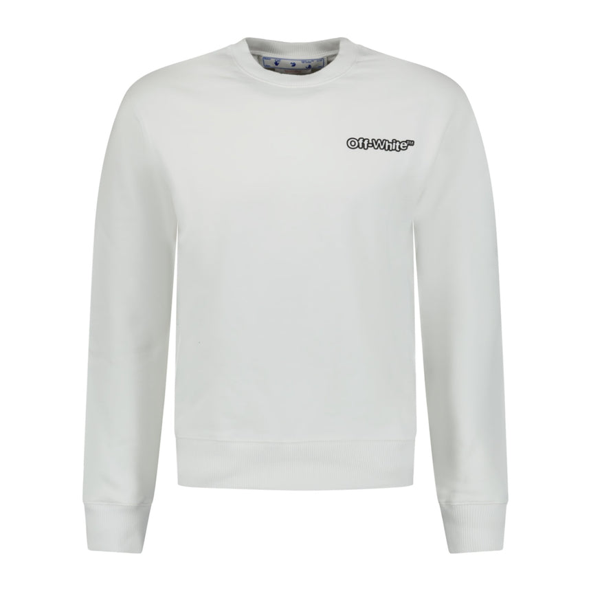 OFF-WHITE 'Blur' Sweatshirt White - Boinclo ltd - Outlet Sale Under Retail