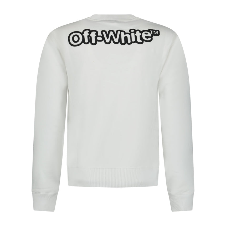 OFF-WHITE 'Blur' Sweatshirt White - Boinclo ltd - Outlet Sale Under Retail