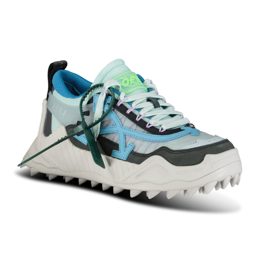 OFF-WHITE ODSY-1000 Trainers Grey & Blue - Boinclo ltd - Outlet Sale Under Retail