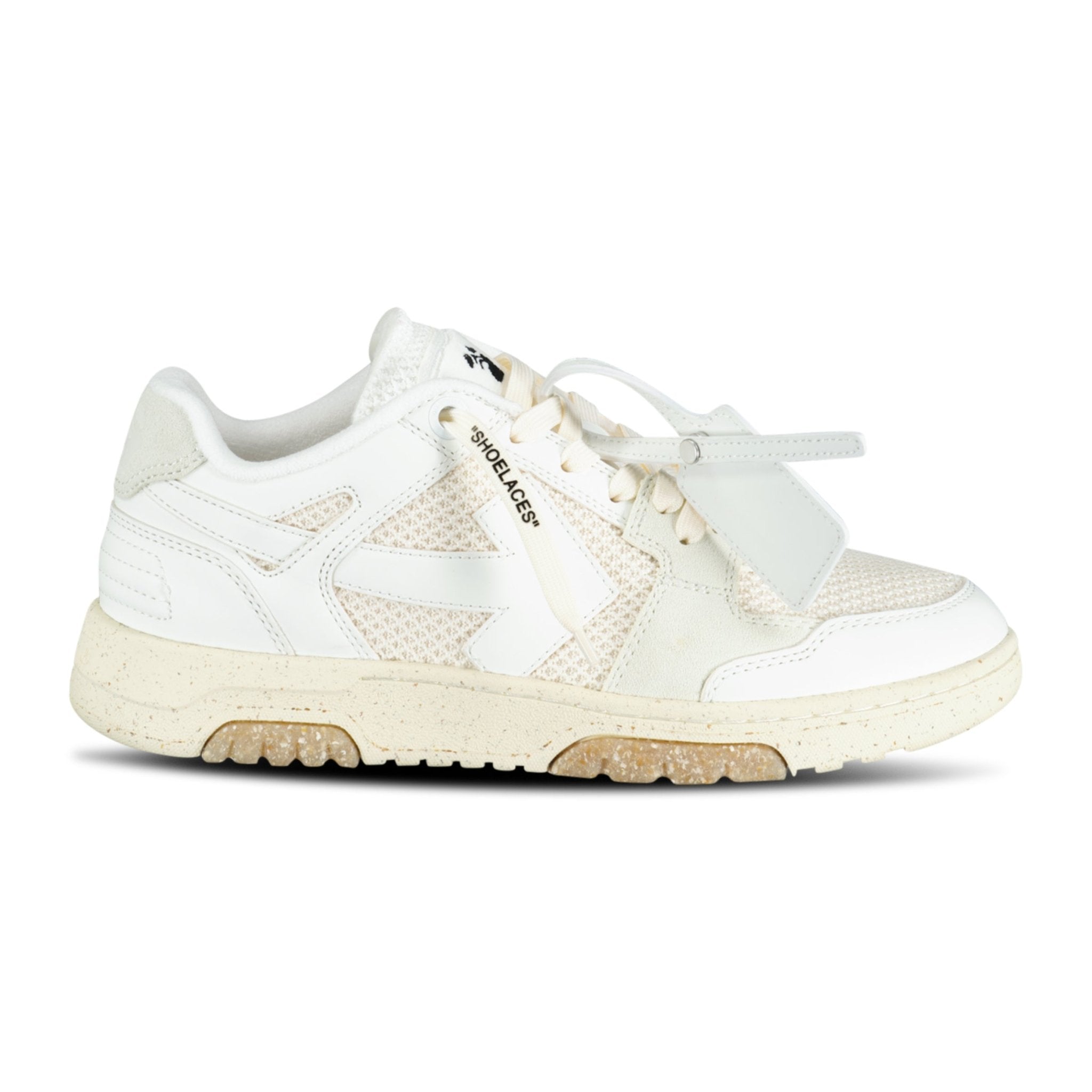 Color variation of Out Of Office Calf Leather & Mesh Trainer White & Cream