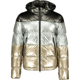 Paul & Shark 700 Fill-Power Metallic Arm Logo Jacket Gold & Silver - Boinclo ltd - Outlet Sale Under Retail