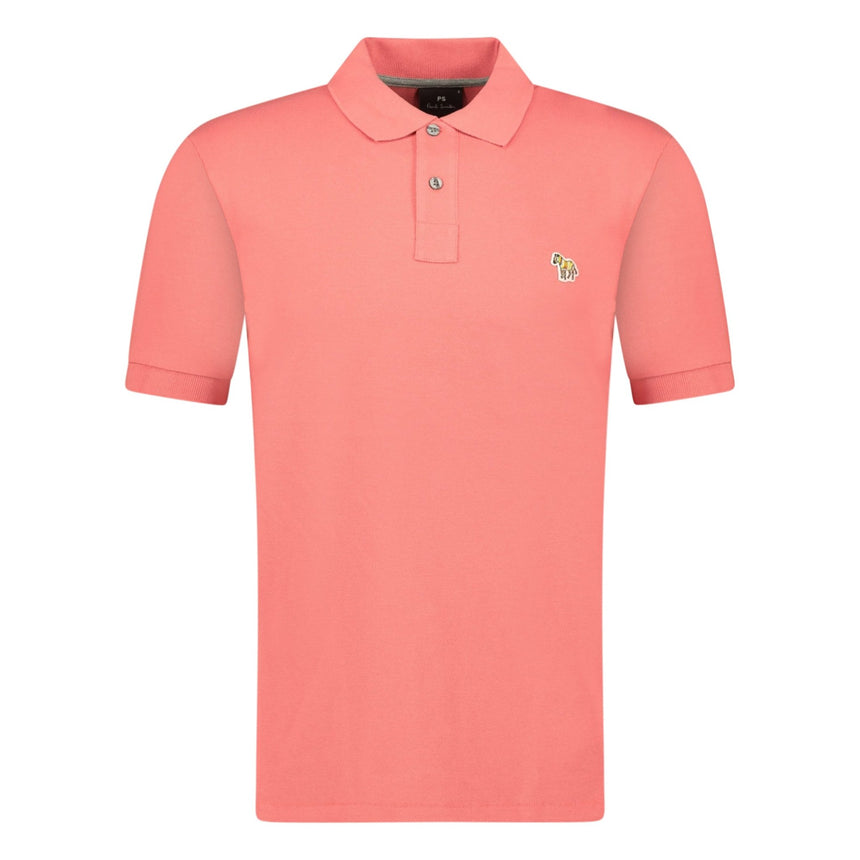 Paul Smith Zebra Logo Polo T-Shirt Peach - Boinclo ltd - Outlet Sale Under Retail