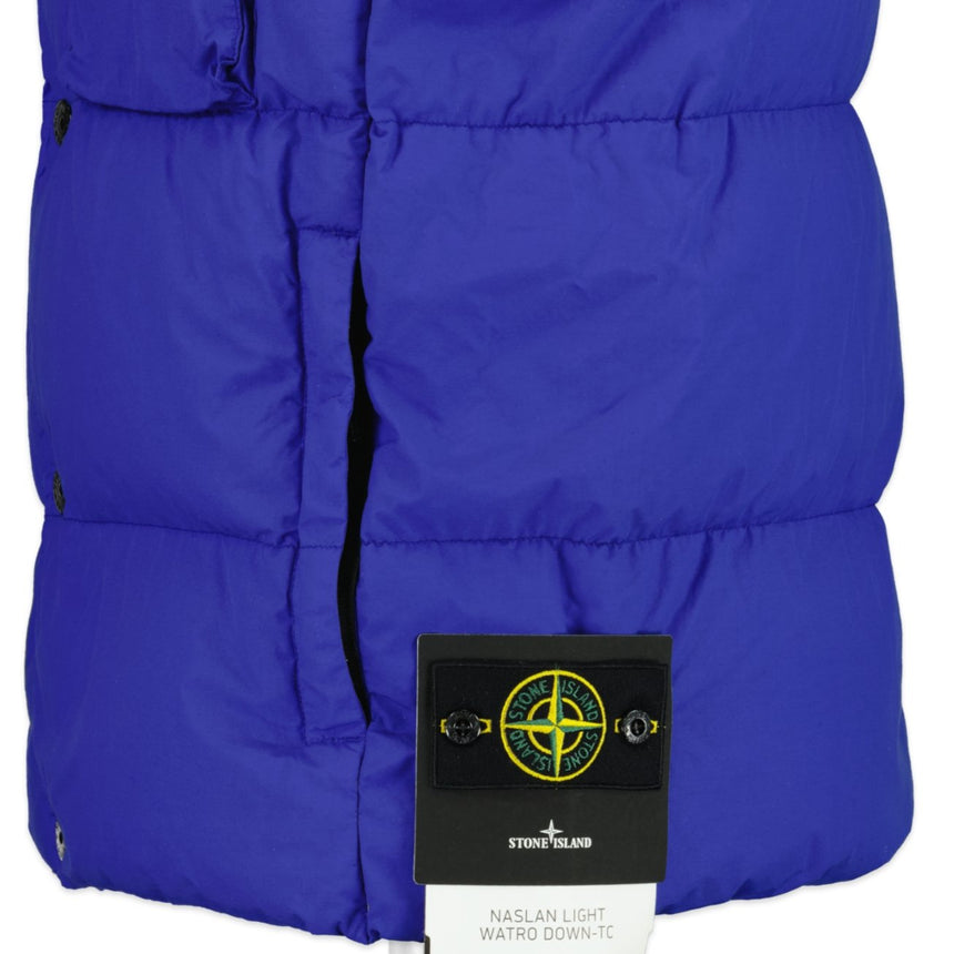 Stone Island Naslan Watro Gilet Blue - Boinclo ltd - Outlet Sale Under Retail