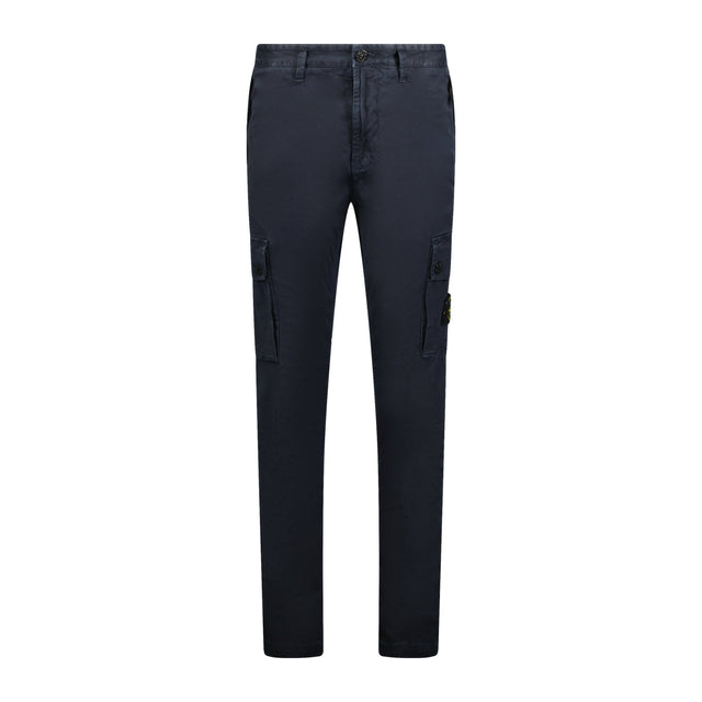 Stone Island Patch Cargo Trousers Navy - Boinclo ltd - Outlet Sale Under Retail