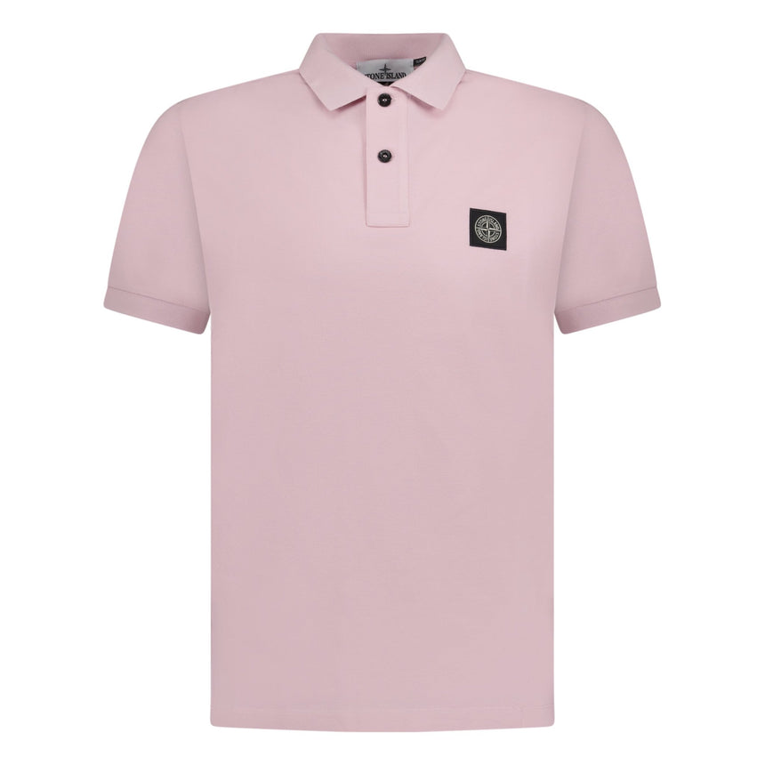 Stone Island Patch Logo Polo Pink - Boinclo ltd - Outlet Sale Under Retail