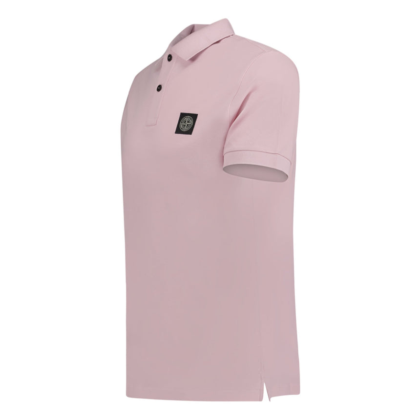 Stone Island Patch Logo Polo Pink - Boinclo ltd - Outlet Sale Under Retail