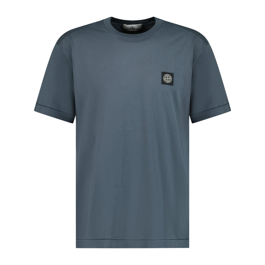 Stone Island Small Patch Logo T-Shirt Lead Grey - Boinclo ltd - Outlet Sale Under Retail