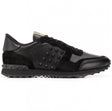 Valentino Camo Leather Rockstud Rockrunner Trainers Black - Boinclo ltd - Outlet Sale Under Retail