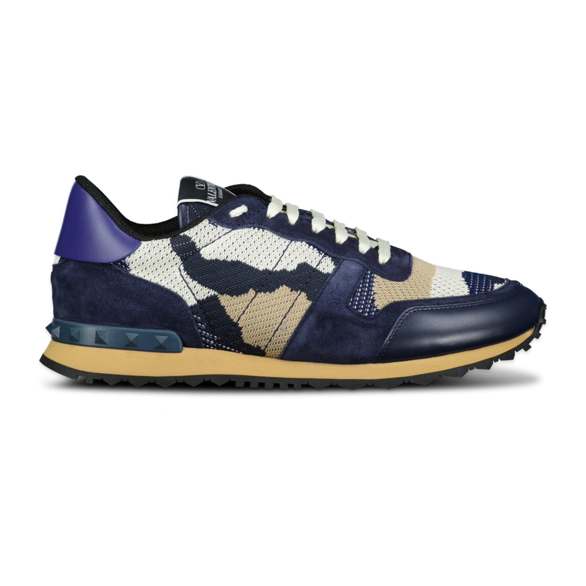 Color variation of Camo Mesh Rockrunner Trainers Navy