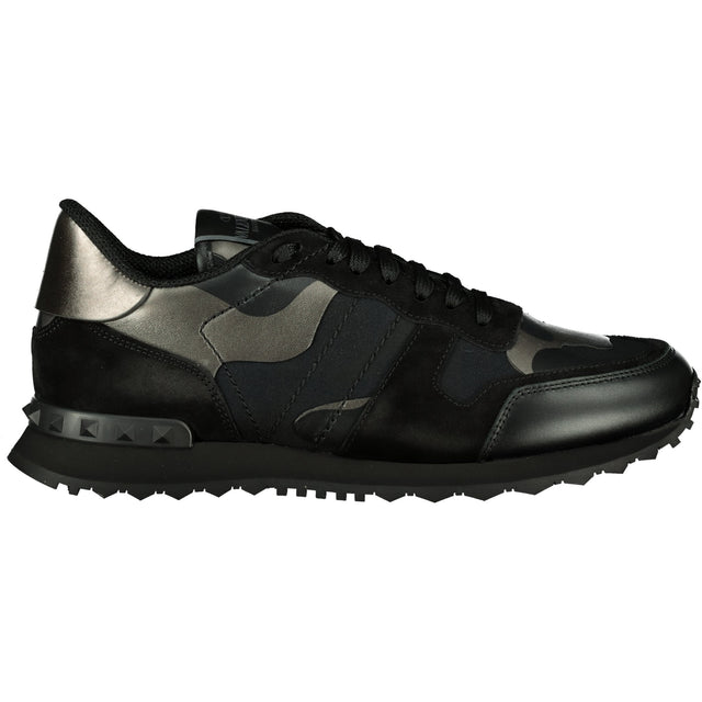 Valentino Chrome Rockrunner Trainers Black - Boinclo ltd - Outlet Sale Under Retail